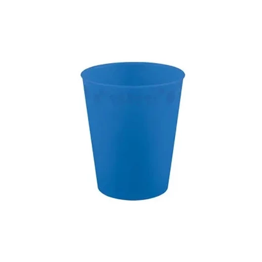 Kék Bright Blue micro prémium műanyag pohár 250 ml