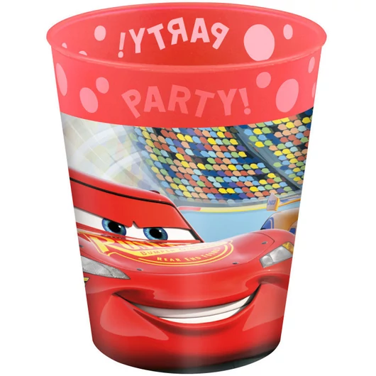 Disney Verdák Arena Race micro prémium műanyag pohár szett 4 db-os 250 ml