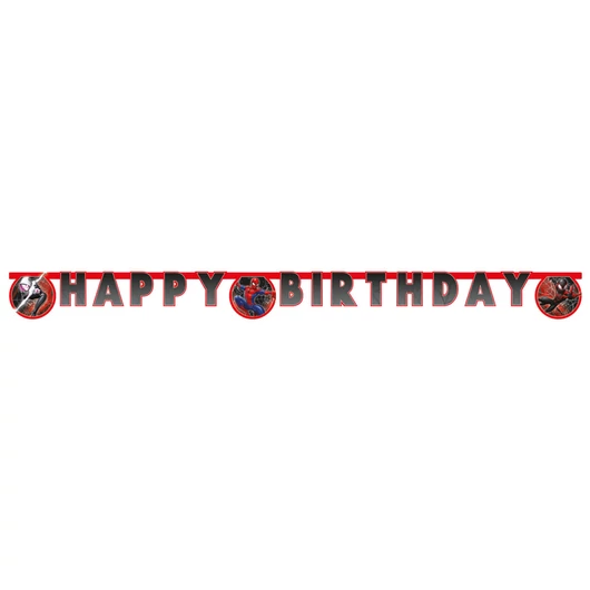Pókember World of Webs Happy Birthday felirat FSC 2 m