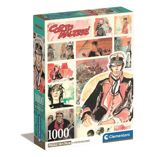 Corto Maltese Captain 1000 db-os Compact puzzle Clementoni