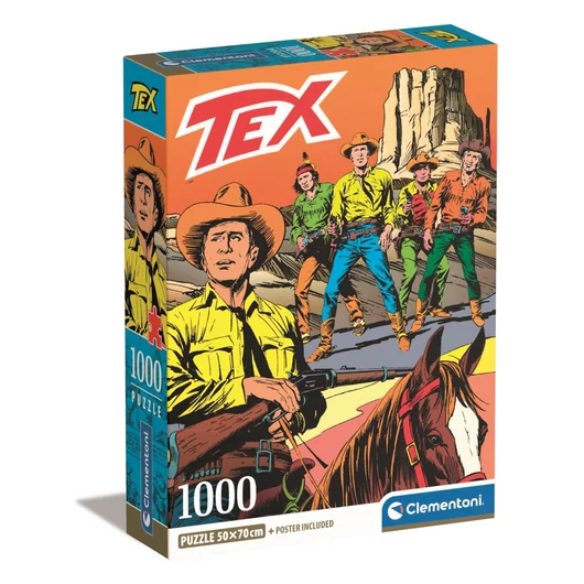 Tex Willer Ride 1000 db-os Compact puzzle Clementoni