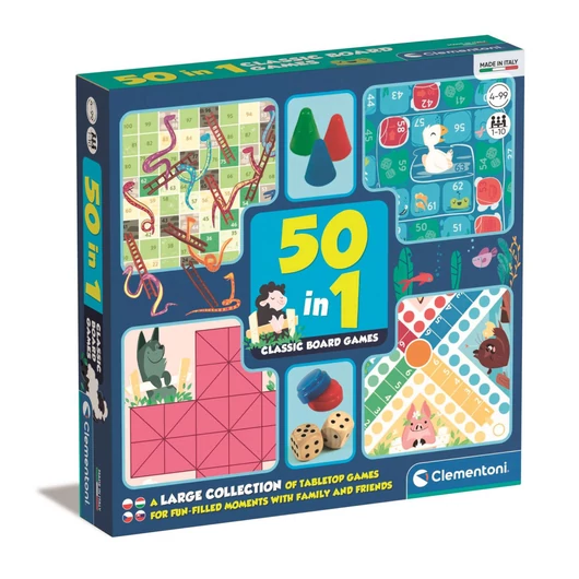 Klasszikus Game Night játékgyűjtemény 50 az 1-ben