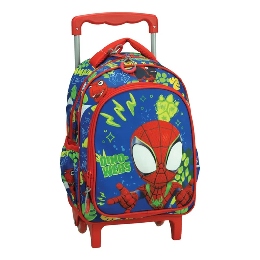 Pókember Spidey Dino-Webs gurulós ovis hátizsák, táska 30 cm