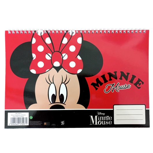Disney Minnie Nomadic Spirit A/4 spirál vázlatfüzet, 30 lapos