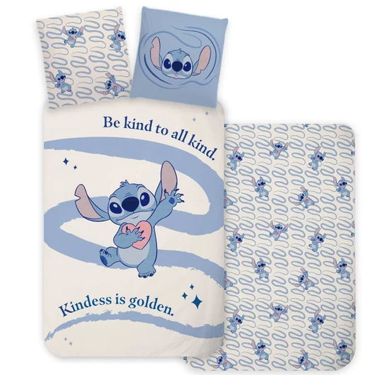 Disney Lilo és Stitch, A csillagkutya Kindness gyerek, ovis ágyneműhuzat 100×135 cm, 40×60 cm