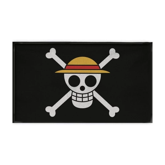 One Piece Pirate lábtörlő, fürdőszobai kilépő 40x60 cm