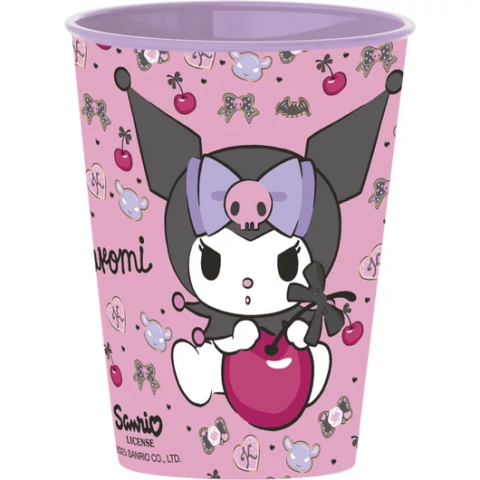 Hello Kitty Kuromi műanyag pohár 260 ml