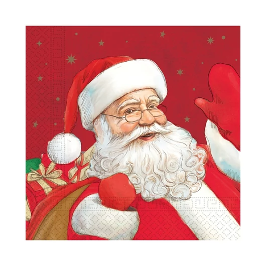 Karácsonyi Santa Claus szalvéta 20 db-os 33x33 cm FSC