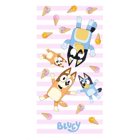 Bluey Ice Cream fürdőlepedő, strand törölköző 70x140cm (Fast Dry)