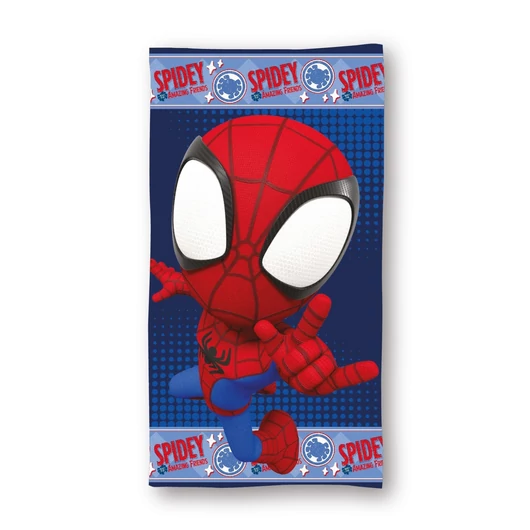 Pókember Spidey Action fürdőlepedő, strand törölköző 70x140cm (Fast Dry)