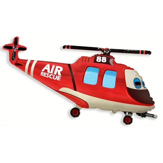 Helikopter Rescue fólia lufi 45 cm (WP)