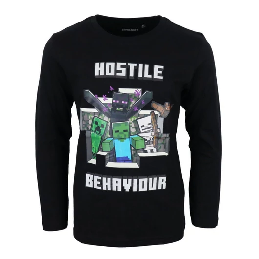 Minecraft gyerek hosszú ujjú póló, felső 12 év