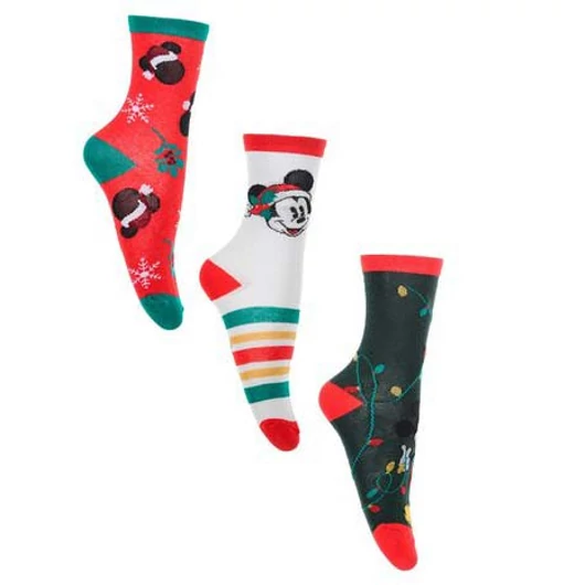 Disney Mickey Santa Hat Karácsonyi férfi Zokni 36/40