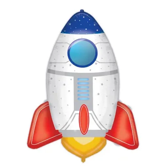 Rakéta Space fólia lufi 77 cm
