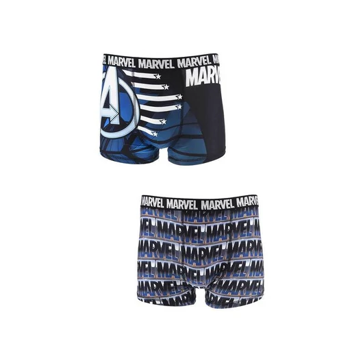 Bosszúállók Captain America Blue férfi boxeralsó 2 darab/csomag S
