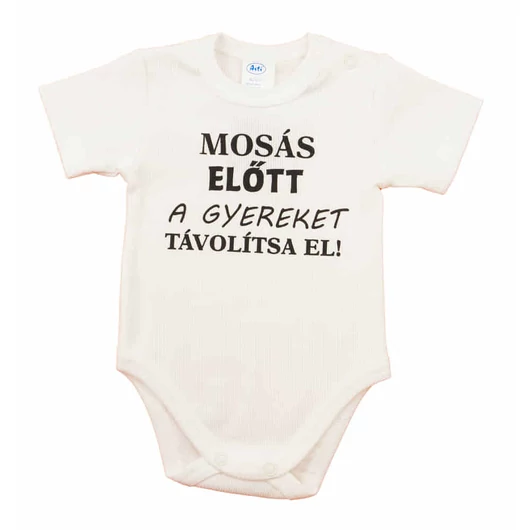 Rövid ujjú bébi kombidressz