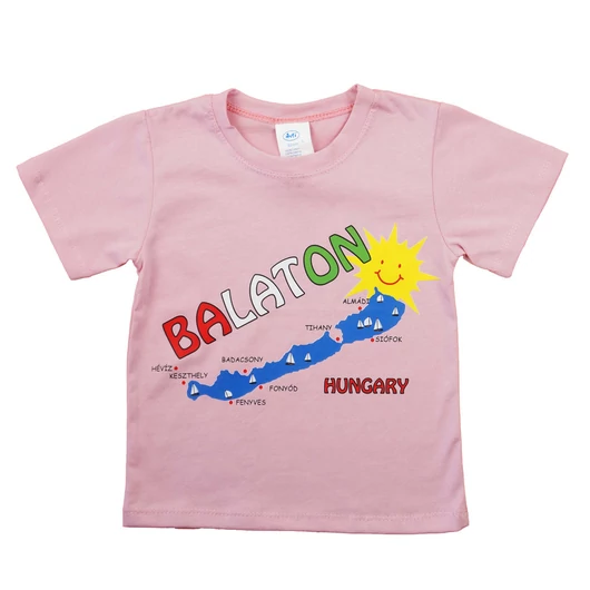 Baba, gyerek feliratos "Balaton" rövid ujjú póló