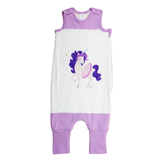 Ujjatlan tipegő hálózsák, unikornis mintával - 2 TOG