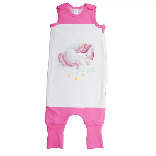 Ujjatlan tipegő hálózsák, unikornis mintával - 2 TOG