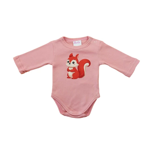 Baba body, hosszú ujjú,Mókus mintával