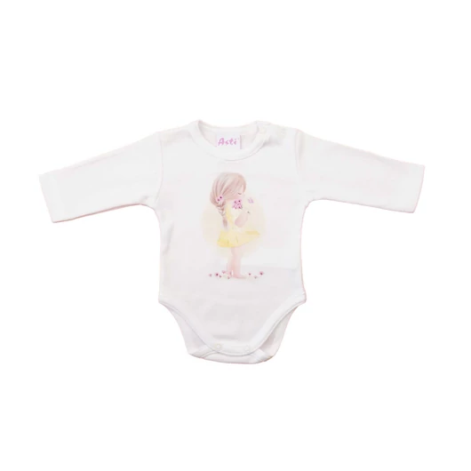 Baba body, hosszú ujjú,Kislány mintával