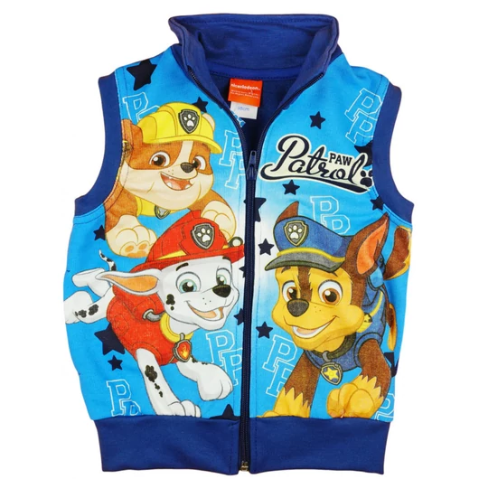 Paw Patrol/ Mancs őrjárat cipzáras fiú pamut mellény
