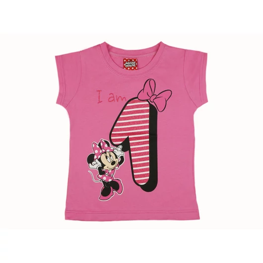 Disney Minnie szülinapos kislány póló 1 éves