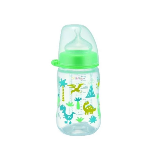 NIP PP széles szájú cüveg 260 ml tejes 
