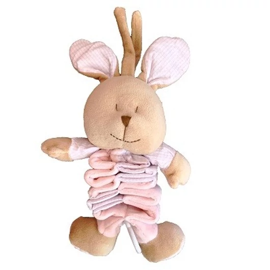 55043704 Plüss nyuszi harmónika zenélő 32cm