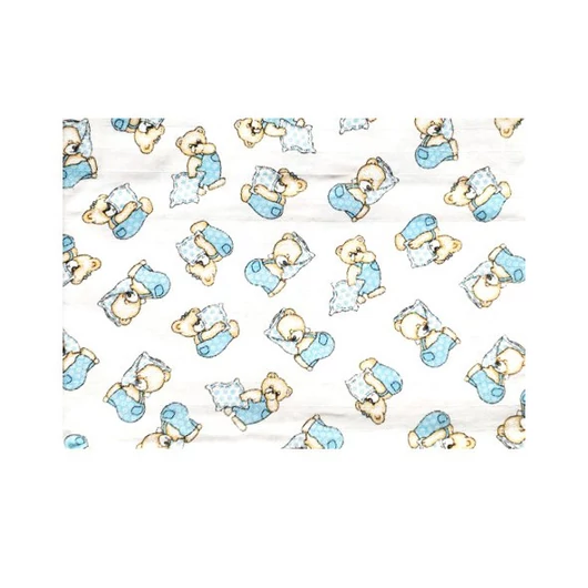 311197 BabyBruin nyomott mintás textil cseh tetra pelenka, 2db