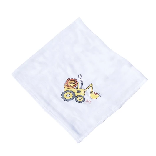 311201 BabyBruin nagy mintás textil cseh tetra pelenka, 2db 