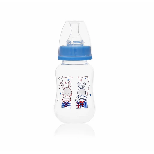 Babybruin 125 ml PP c.üveg karcsúsított kék