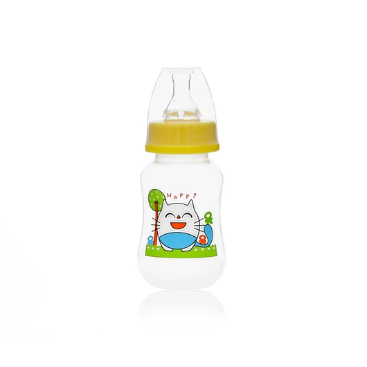 Babybruin 125 ml PP c.üveg karcsúsított sárga
