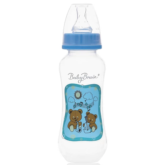 Babybruin 240 ml PP c.üveg karcsúsított kék