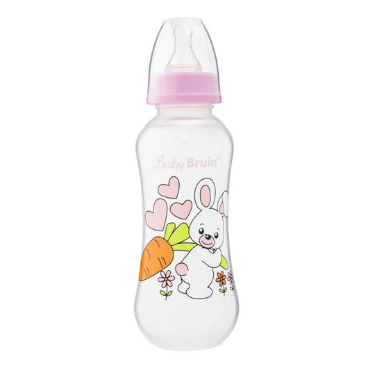 Babybruin 240 ml PP c.üveg karcsúsított rózsa