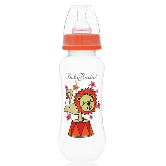 Babybruin 240 ml PP c.üveg karcsúsított narancs