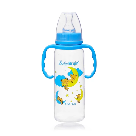 BB 240 ml PP fogantyús cumisüveg kék