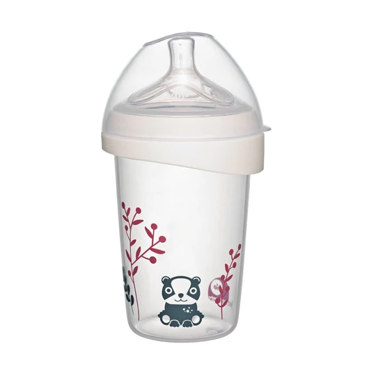 35603 Ni first moments 270ml széles nyakú pohár tetővel, M-es szilikon cumival