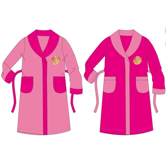 Disney Hercegnők gyerek coral köntös - pink - 122