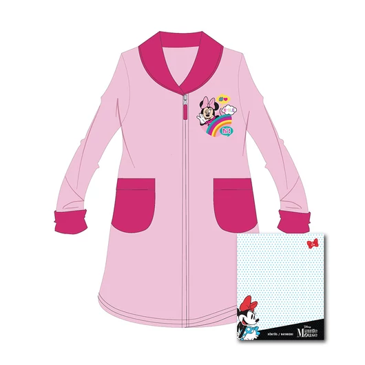 Gyerek köntös - coral - Minnie egér - 110 - világosrózsaszín