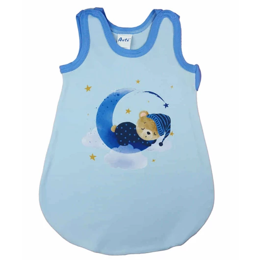 Ujjatlan vékony pamut hálózsák Macis mintával 1 TOG