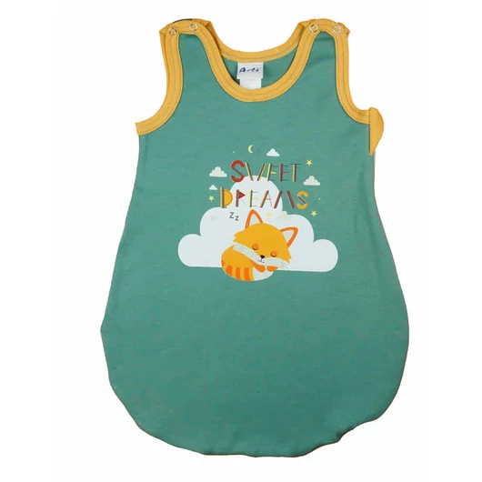 Ujjatlan vékony pamut hálózsák Rókás mintával 1 TOG