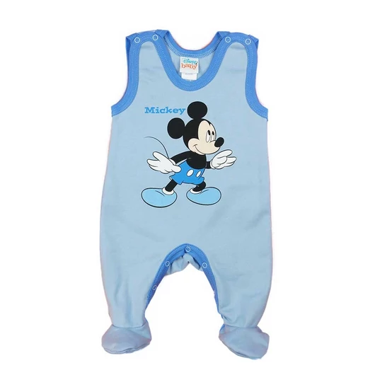 Belül bolyhos ujjatlan rugdalózó Mickey egér mintával