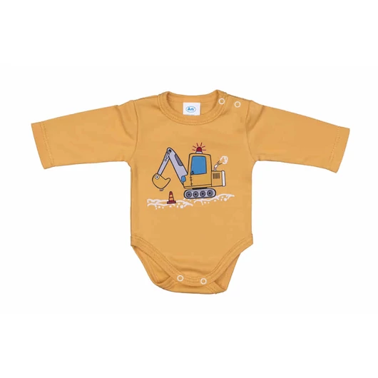 Hosszú ujjú baba body Markolós mintával