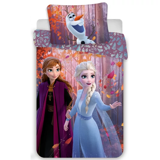 Disney Jégvarázs Sister Purple ágyneműhuzat 140×200cm, 70×90 cm