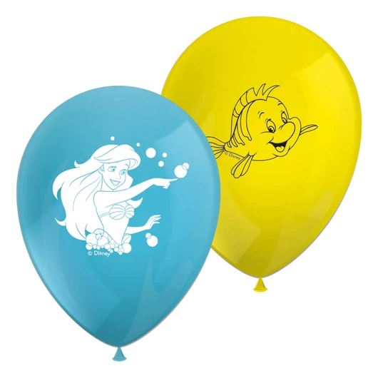 Disney Hercegnők Ariel Curious léggömb, lufi 8 db-os