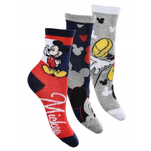 Disney Mickey Cozy Toes gyerek zokni 27/30