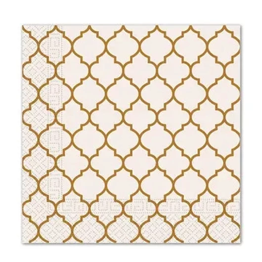 Barna Brown Tiles szalvéta 20 db-os 33x33 cm FSC