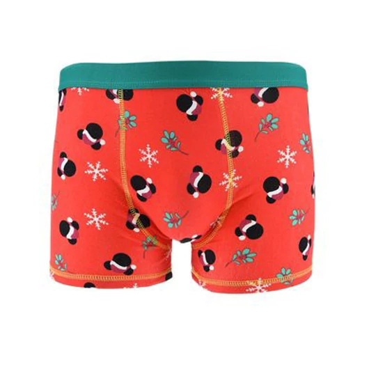 Disney Mickey Karácsonyi férfi boxeralsó S