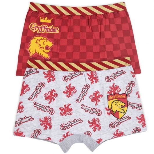 Harry Potter Red Lion gyerek boxeralsó 2 darab/csomag 6 - 8 év / 116 - 128 cm